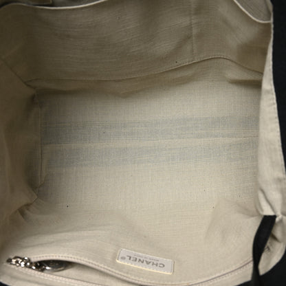 Chanel Mixed Fibers Small Deauville Tote Black 6 of 12