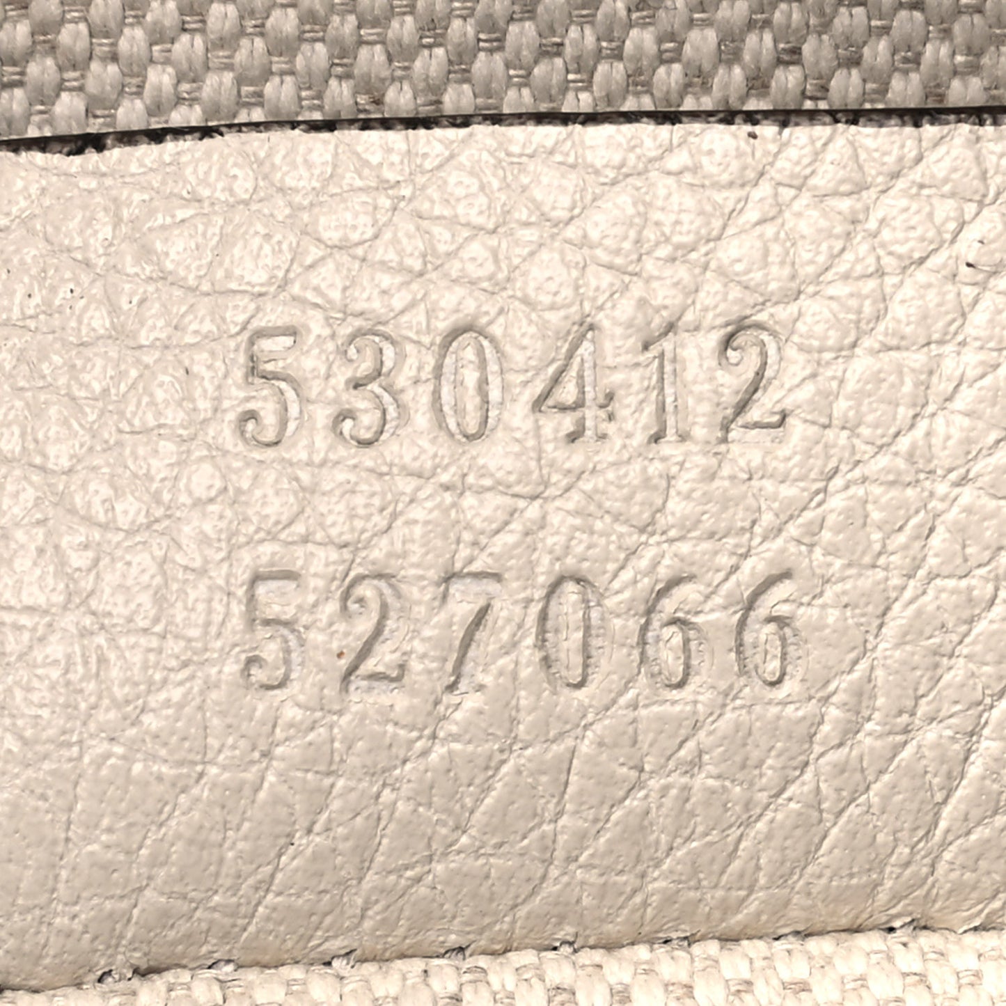 Grained Calfskin Logo Belt Bag White