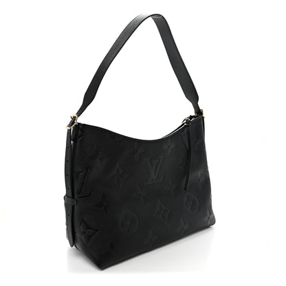 Louis Vuitton Empreinte Monogram Giant CarryAll MM Black 4 of 10