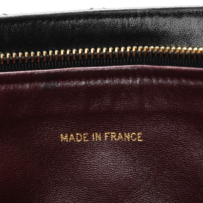Chanel Lambskin Quilted Shoulder Bag Black 8 of 9