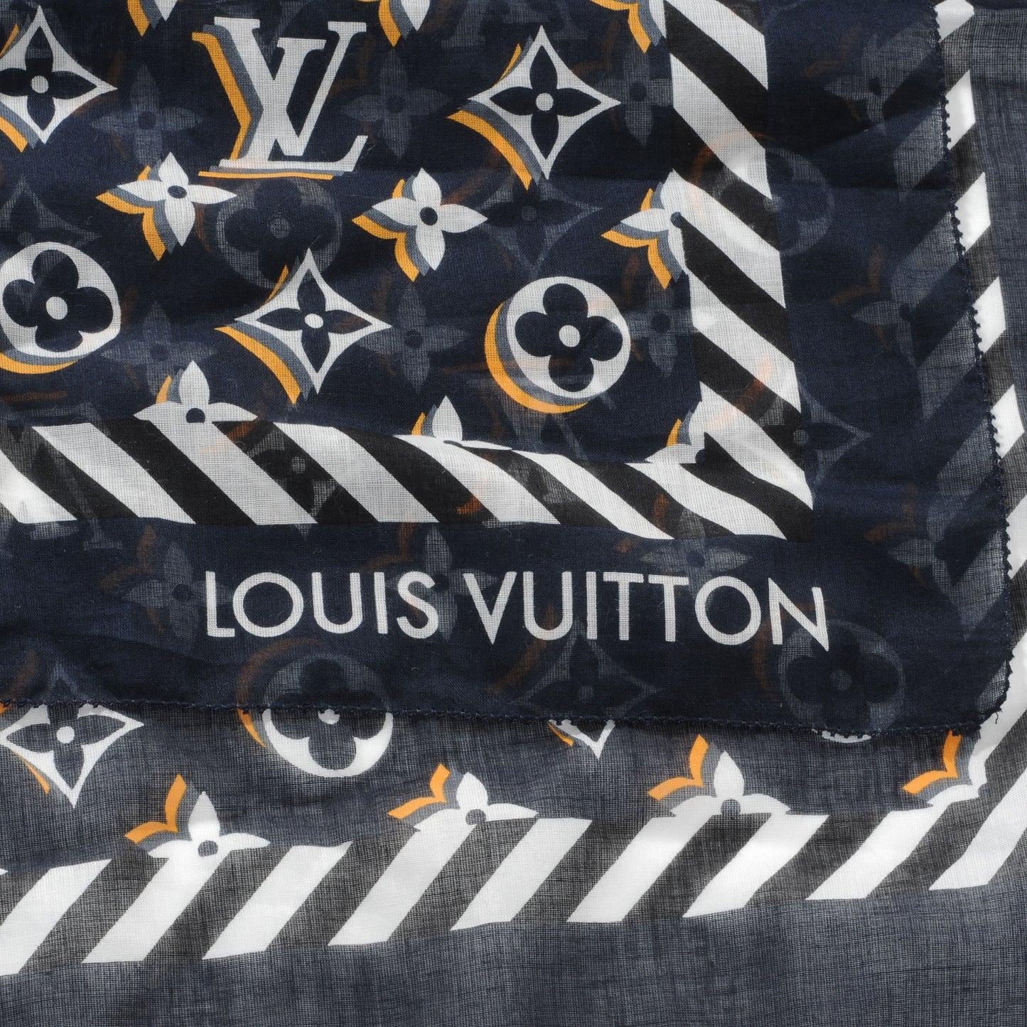 Cotton Monogram Cruise Scarf