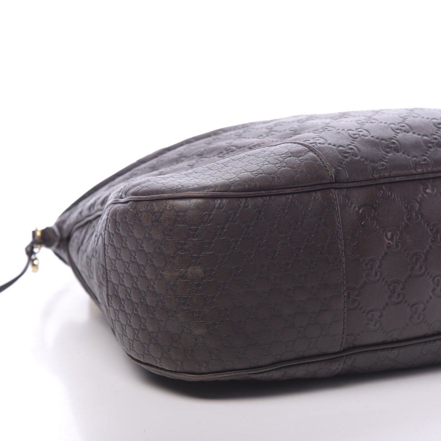 Guccissima Large Bree Hobo Dark Brown