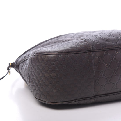 Gucci Guccissima Large Bree Hobo Dark Brown 14 of 16