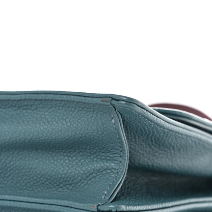 Christian Dior Grained Calfskin Diorama Satchel Agave Green 11 of 12