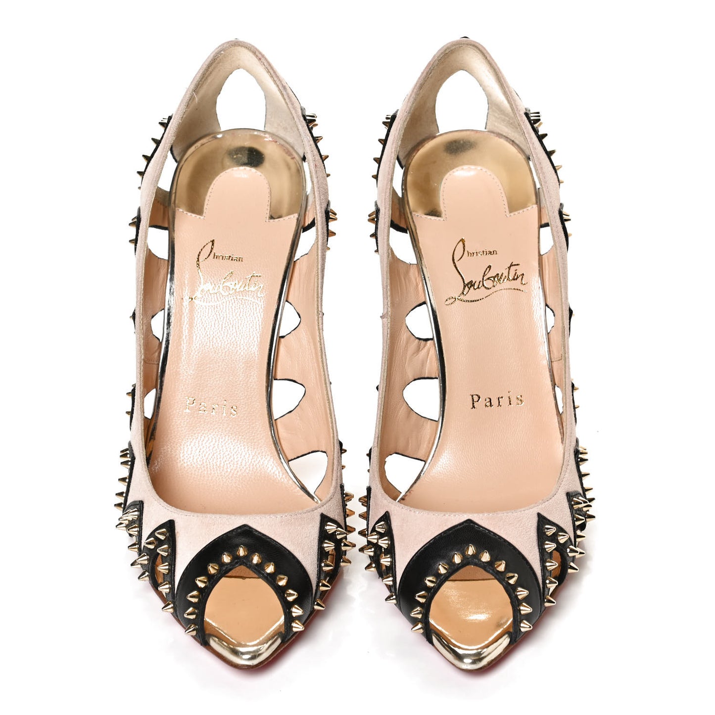 Kid Suede Specchio Spiked Circus City 100 Pumps 37.5 Ballerina