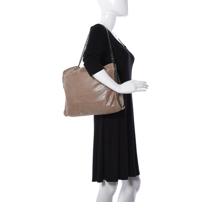 Stella McCartney Shaggy Deer Falabella Fold Over Tote Taupe 2 of 10