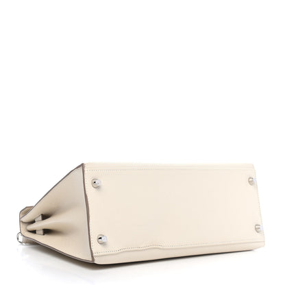 Hermes Epsom Kelly Sellier 28 Craie 4 of 11