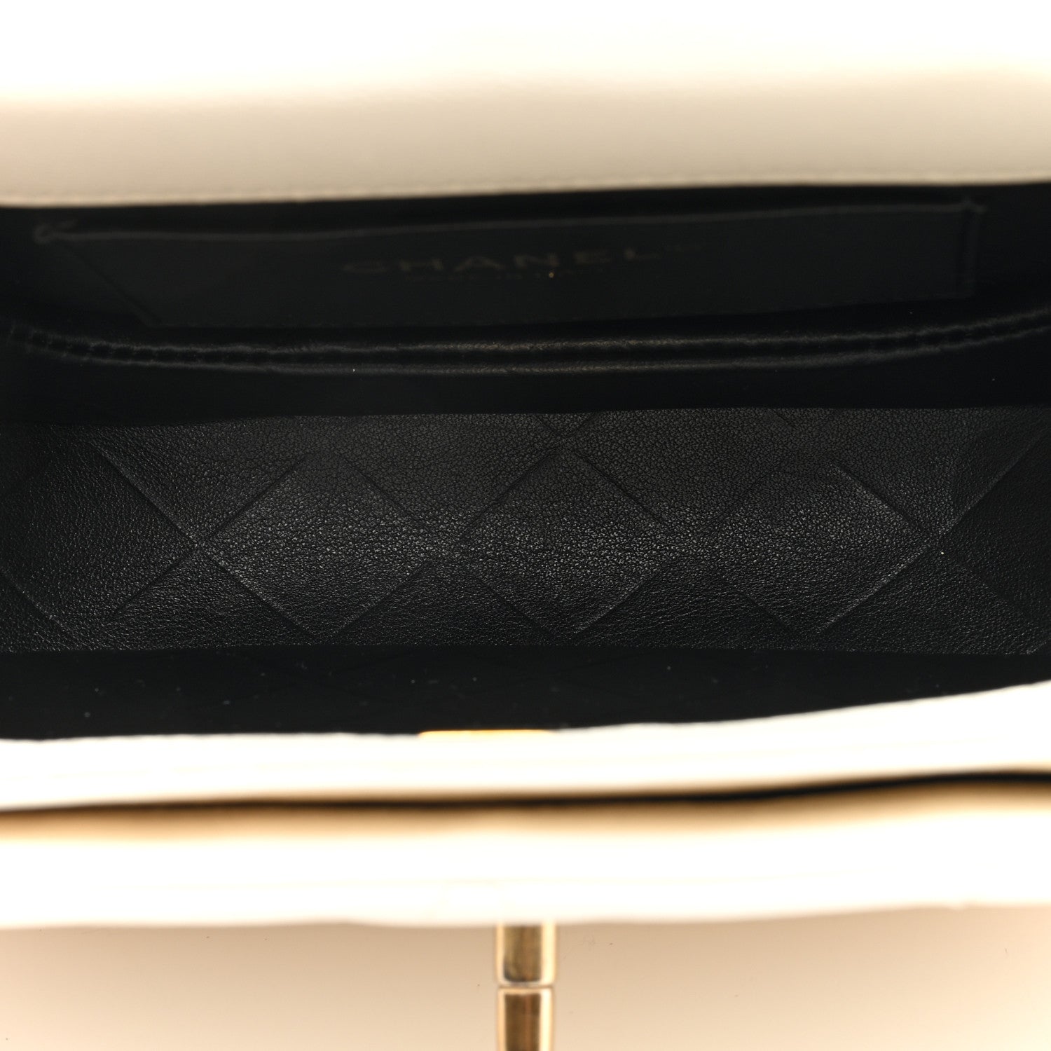 Chanel Calfskin Quilted Moon Messenger White 5 of 10