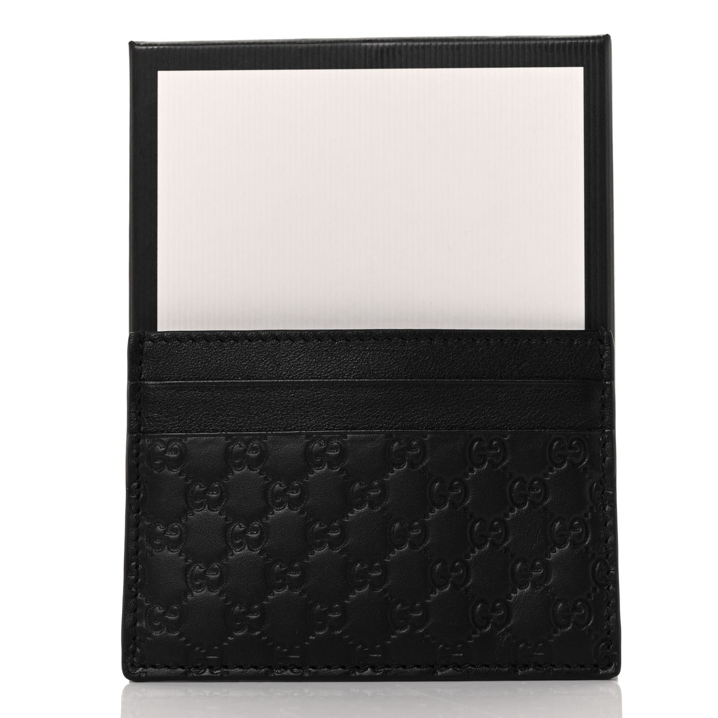 Microguccissima Card Holder Black