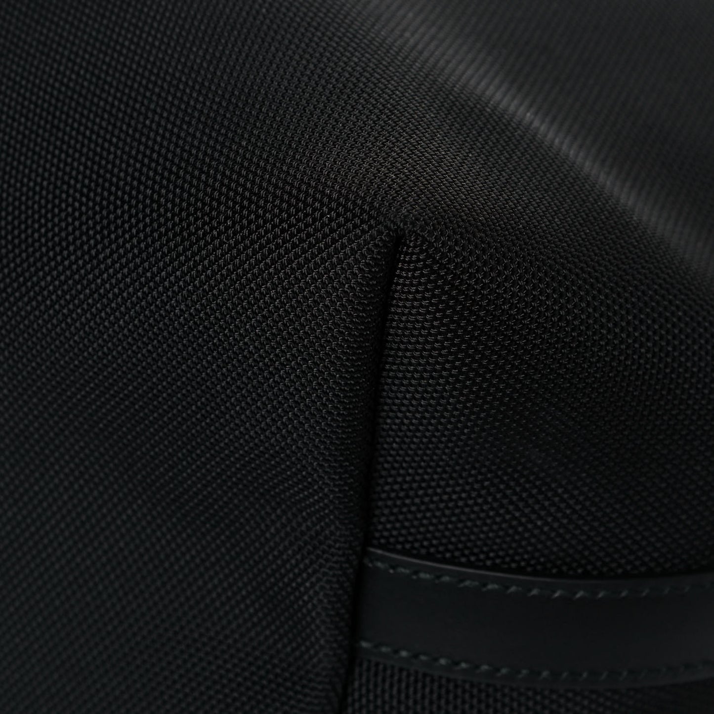 Techno Canvas Web Vertical Tote Black