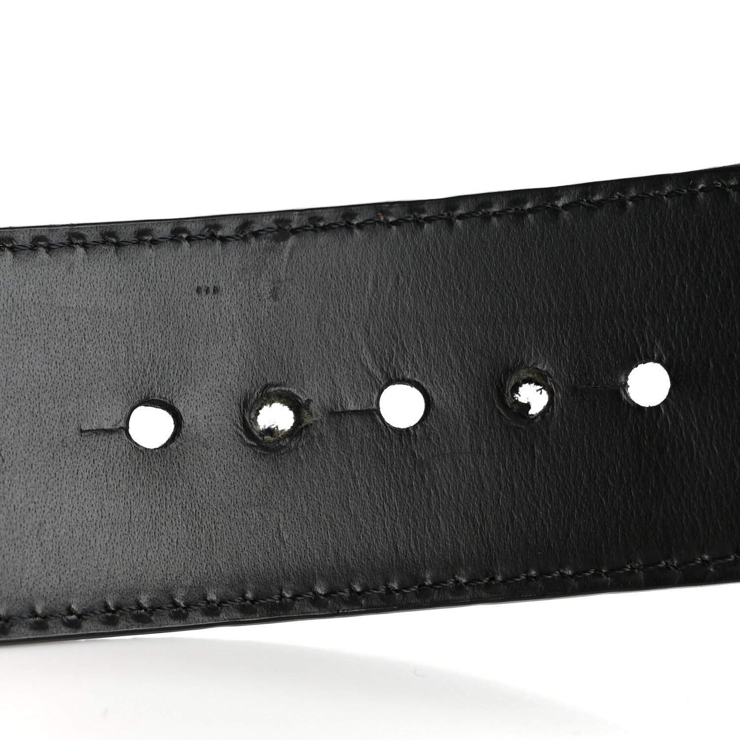 Versace Calfskin Embossed Medusa Belt 95 38 95 38 Black 7 of 7