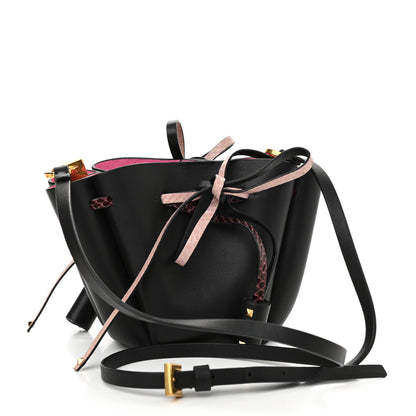 Valentino Garavani Vitello Ayers VLogo Bucket Bag Black 2 of 8