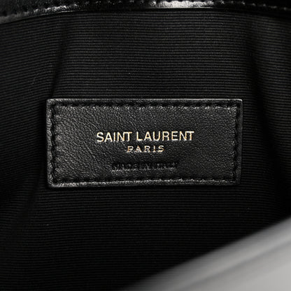 Saint Laurent Smooth Shiny Calfskin Uptown Pouch Black 6 of 8