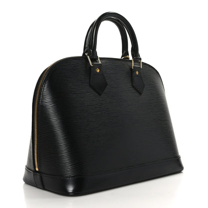 Louis Vuitton Epi Alma PM Black 3 of 9
