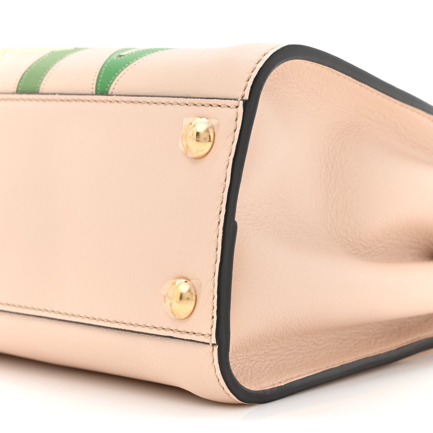 Nappa Flower Inlay Mini Peekaboo Iconic Satchel Poudre Sand Nuvola Multicolor