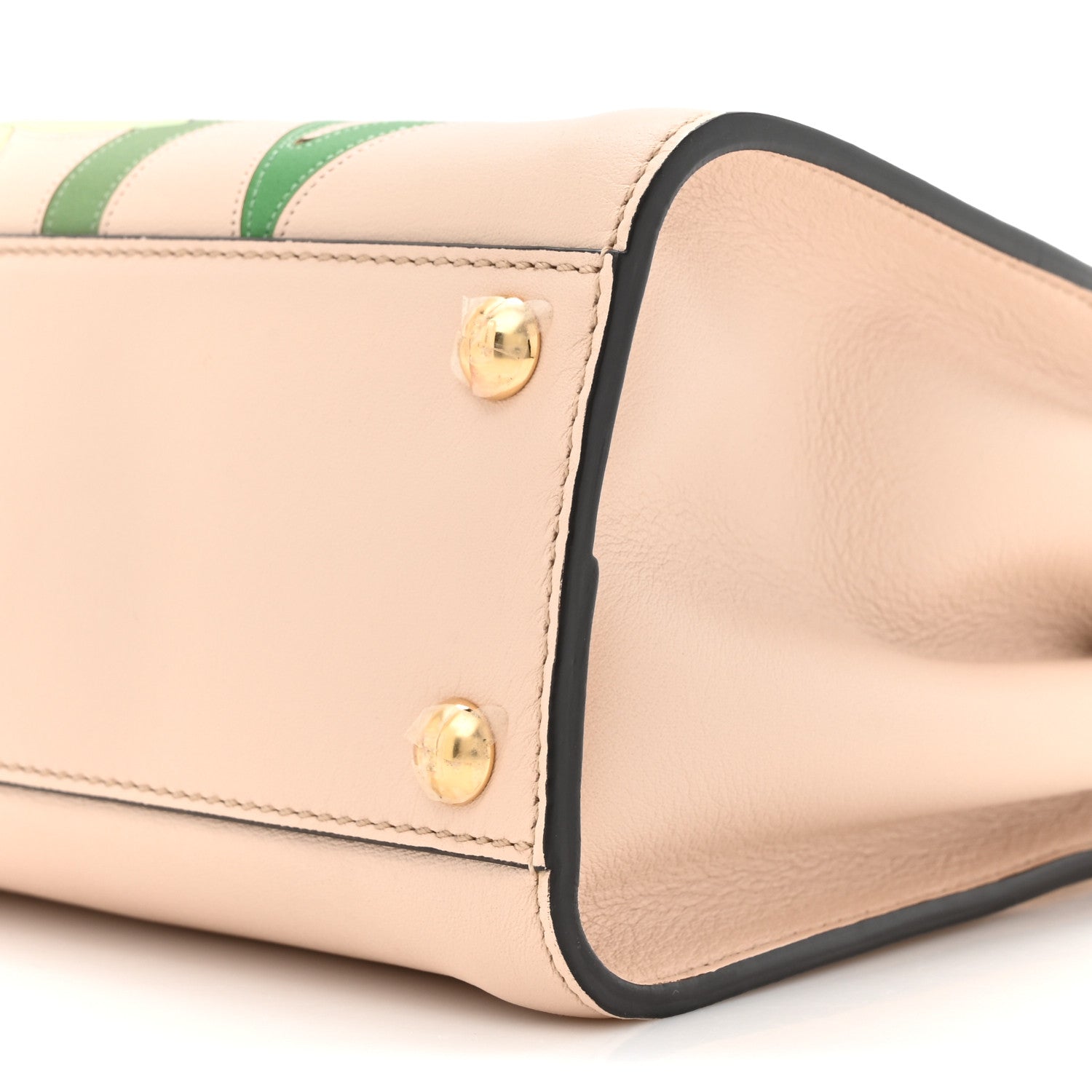 Fendi Nappa Flower Inlay Mini Peekaboo Iconic Satchel Poudre Sand Nuvola Multicolor 9 of 13