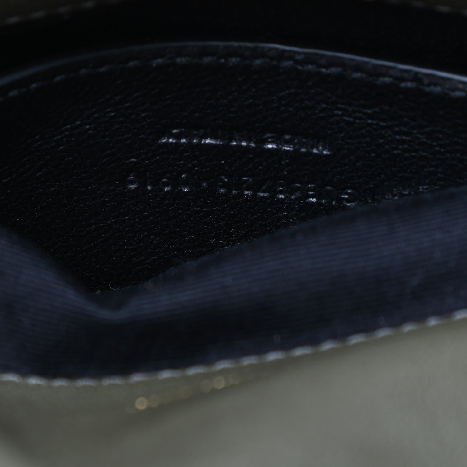 Saint Laurent Sheepskin Matelasse Chevron Monogram Medium College Bag Military Green 8 of 10