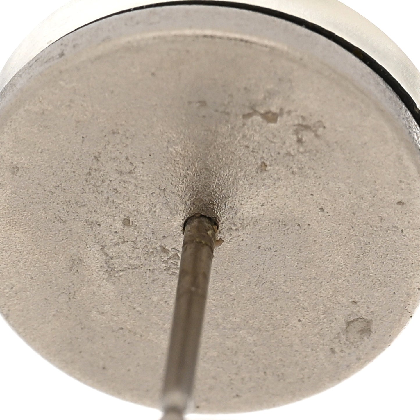 Mirror Resin CC Earrings Silver