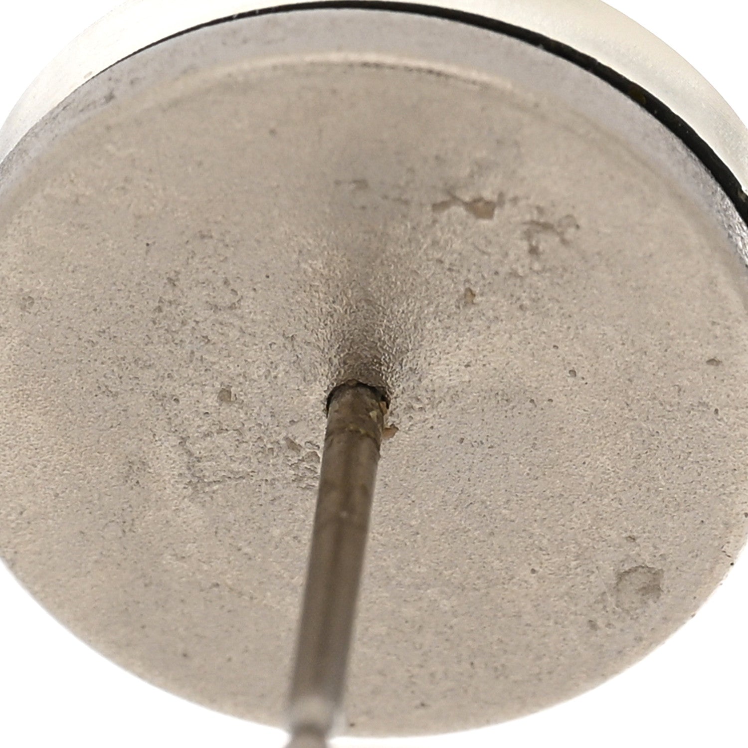 Chanel Mirror Resin CC Earrings Silver 3 of 3