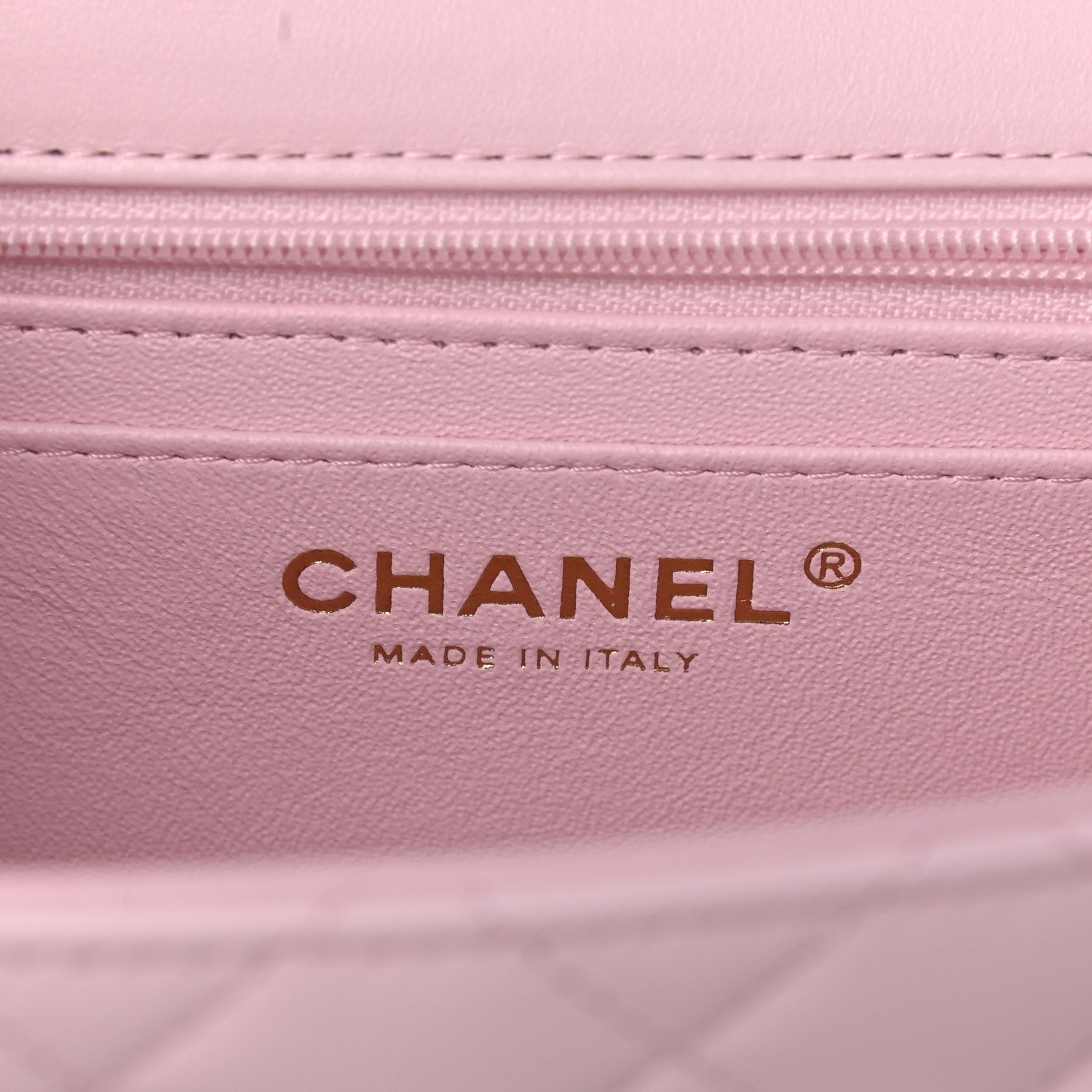 Chanel Lambskin Quilted Mini Top Handle Rectangular Flap Light Pink 5 of 9