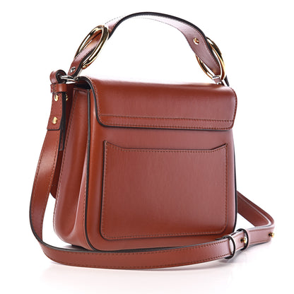 Chloe Calfskin Small C Double Carry Sepia Brown 2 of 10