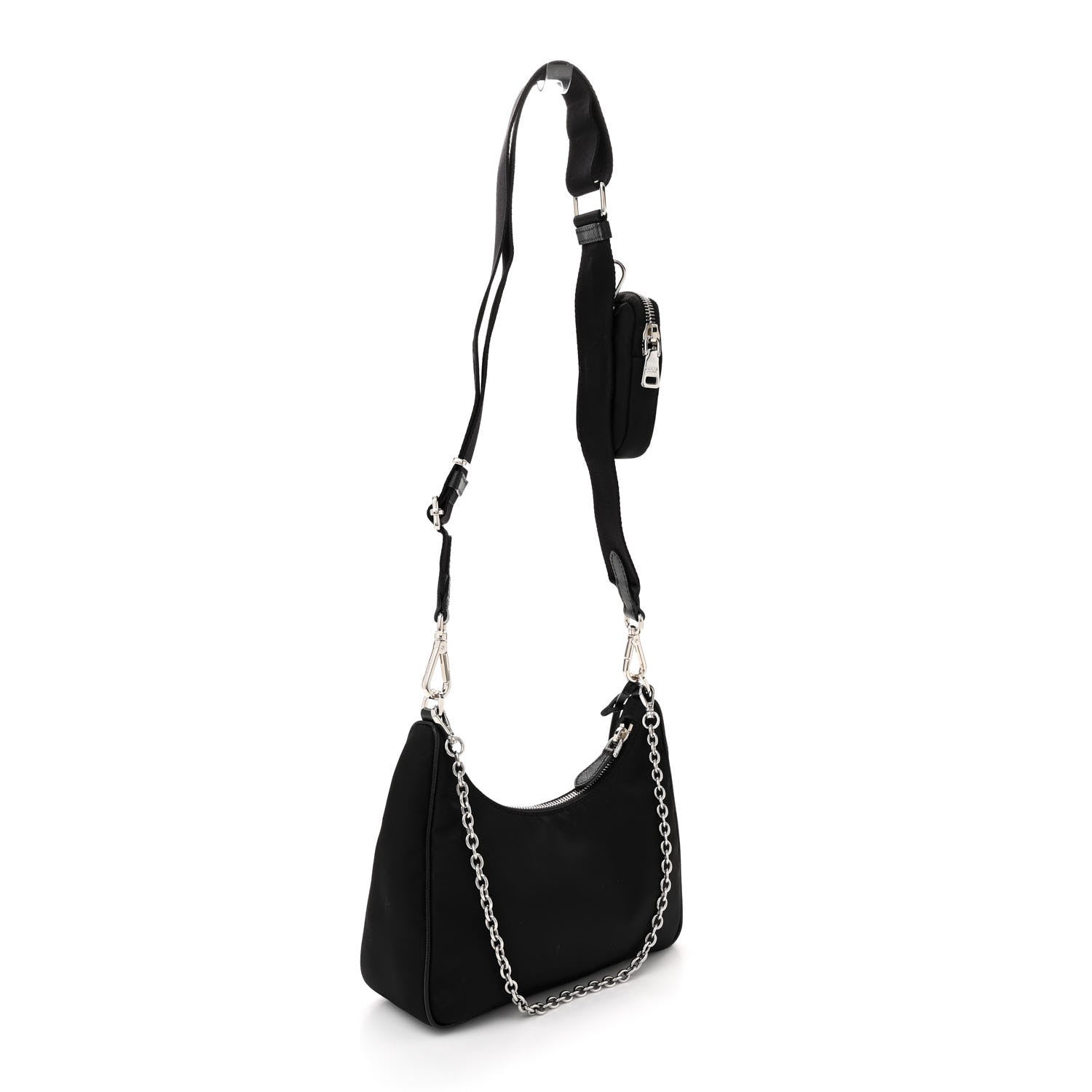 Prada Nylon Re-Edition 2005 Shoulder Bag Black 3 of 11