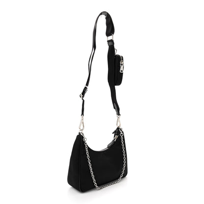 Prada Nylon Re-Edition 2005 Shoulder Bag Black 3 of 11