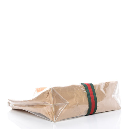 Gucci X Comme de Garçons Paper Plastic Web Shopper Tote 4 of 14