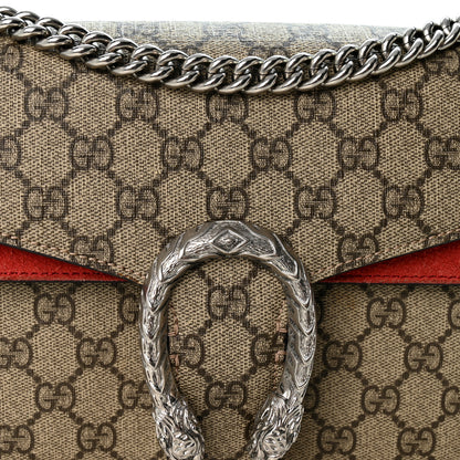 Gucci GG Supreme Monogram Small Dionysus Shoulder Bag Red 8 of 12