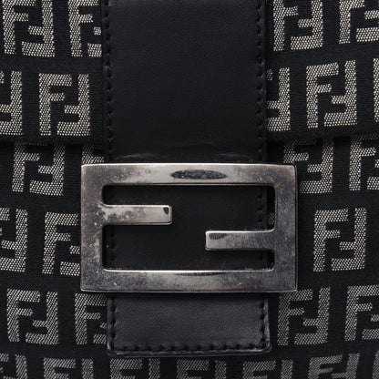 Fendi Zucchino Shoulder Bag Black 27 of 27