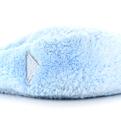 Prada Terry Cloth Mini Re-Edition 2000 Bag Celeste Black 9 of 11