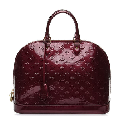 Louis Vuitton Vernis Alma GM Rouge Fauviste 1 of 10