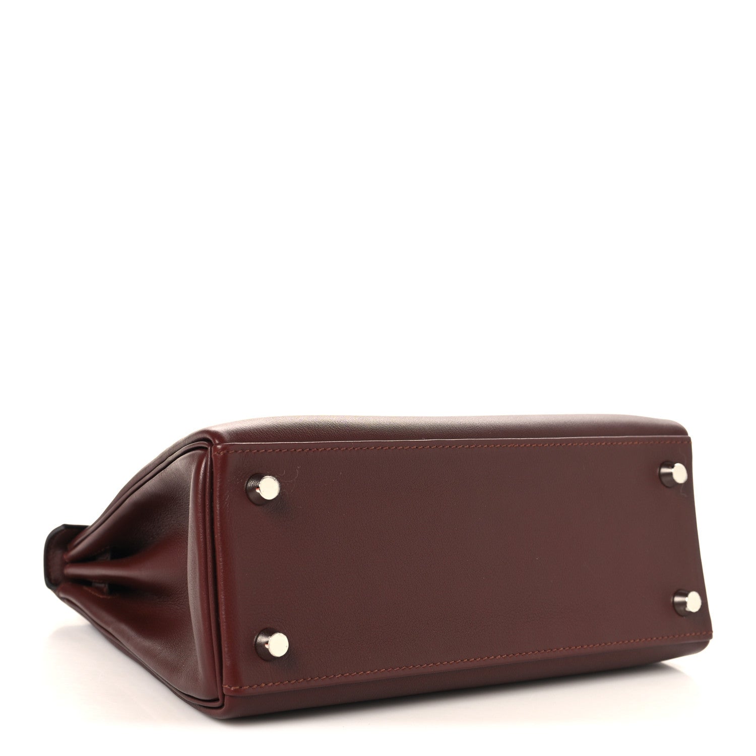 Hermes Cheri Calfskin Kelly Retourne 25 Terre 4 of 13