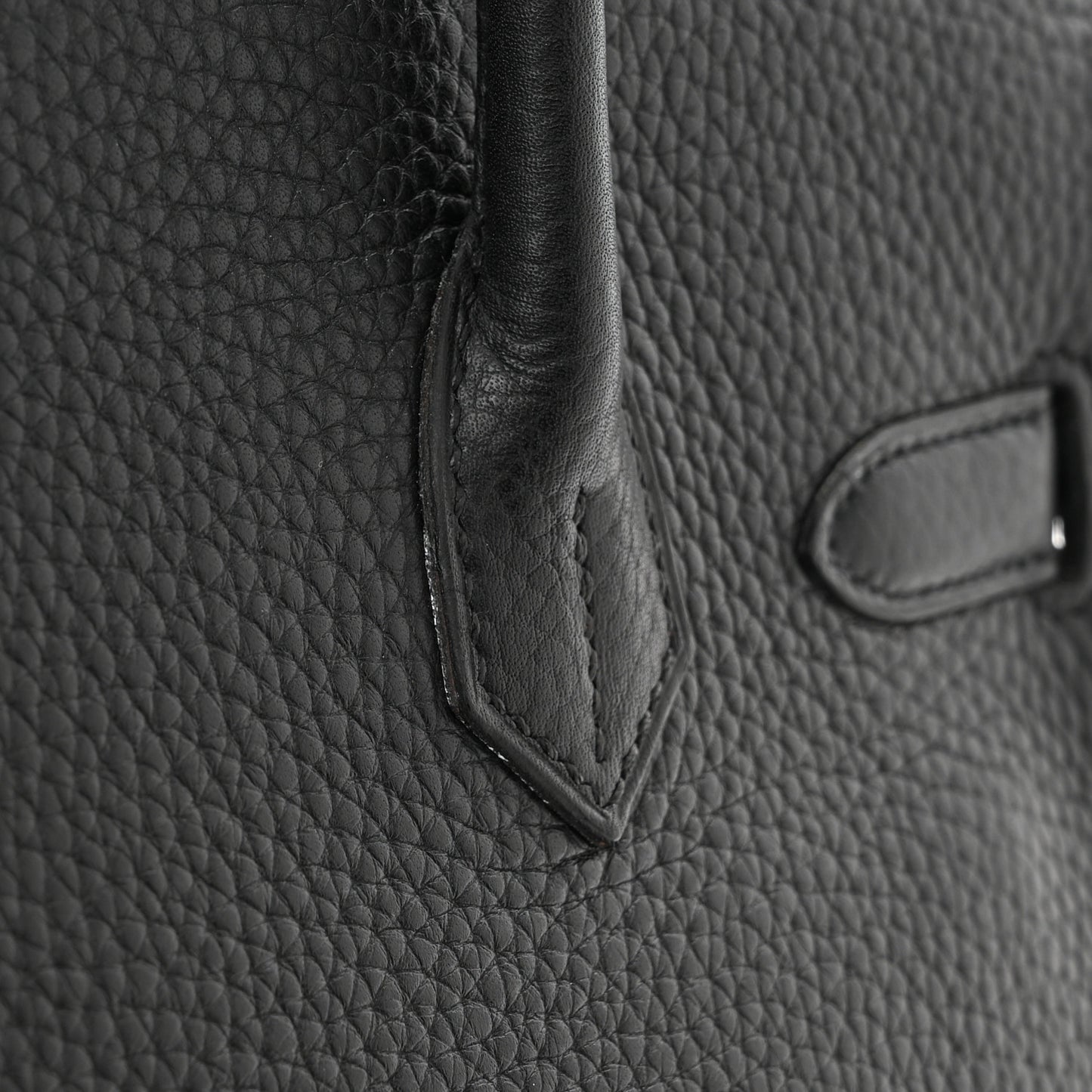 Taurillon Clemence Birkin 30 Black