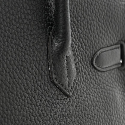 Hermes Taurillon Clemence Birkin 30 Black 11 of 13