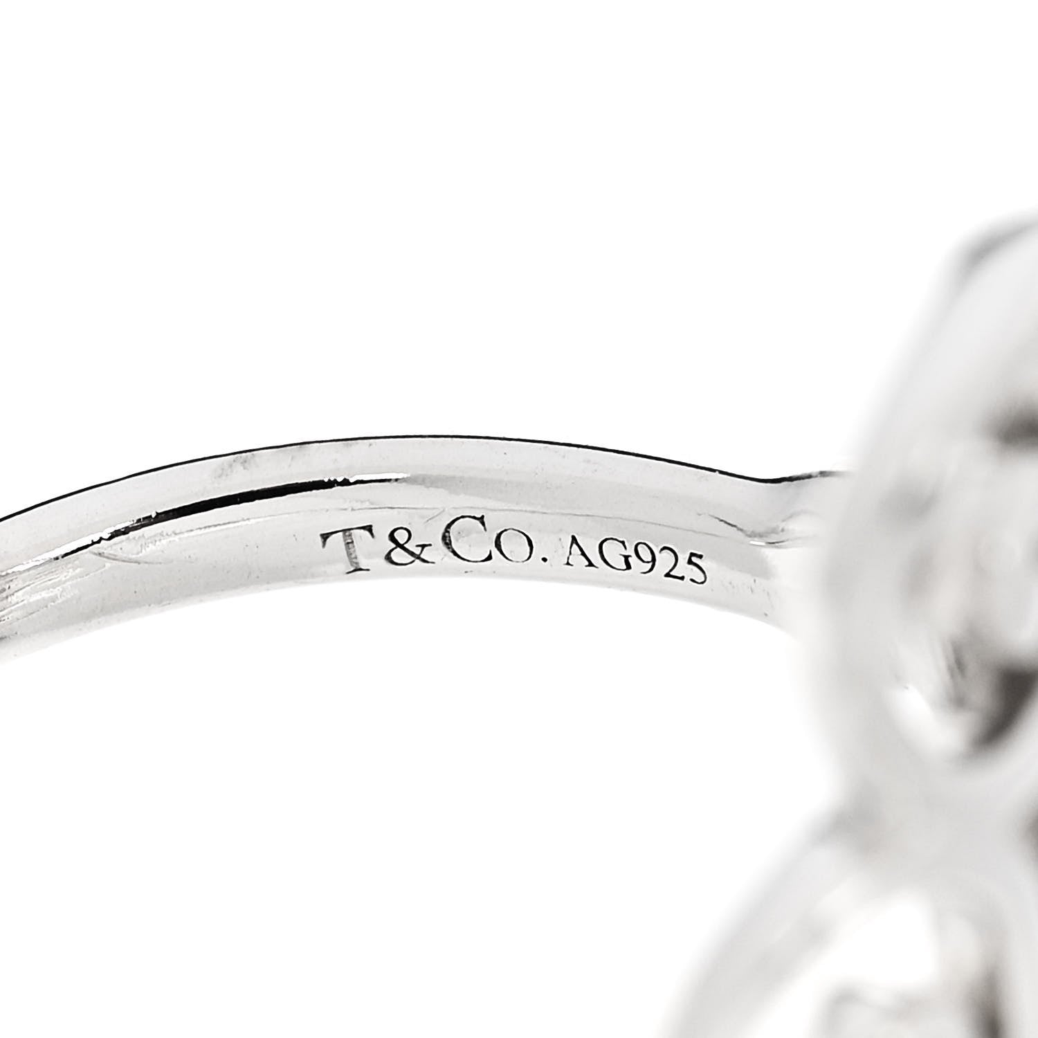 Tiffany Sterling Silver Paloma Picasso Venezia Goldoni Quadruplo Ring 53 6.5 5 of 6