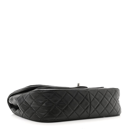 Chanel Patent Quilted Jumbo Classic Twist Flap Bag Black 3 of 11