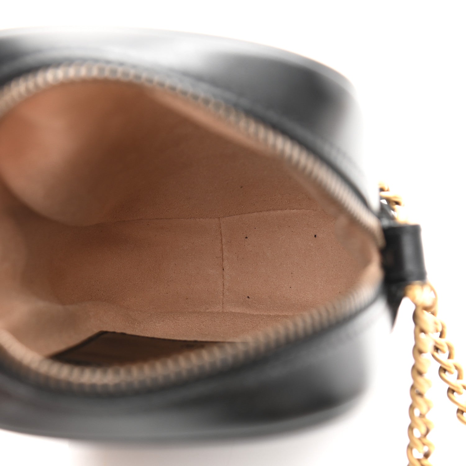 Gucci Calfskin Matelasse Mini GG Marmont Crossbody Bag Black 5 of 10