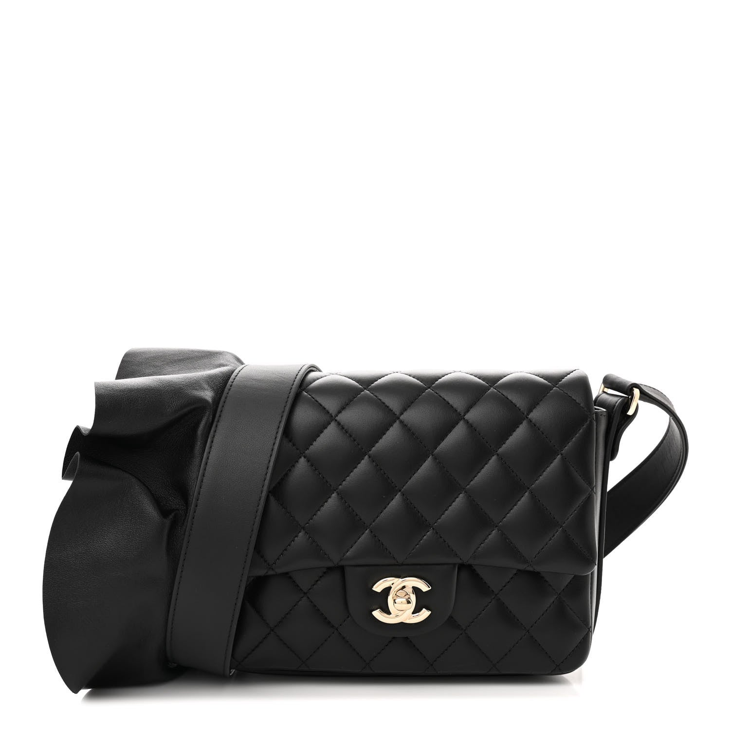 Chanel Calfskin Quilted Bolero De Chanel Flap Bag Black 1 of 14
