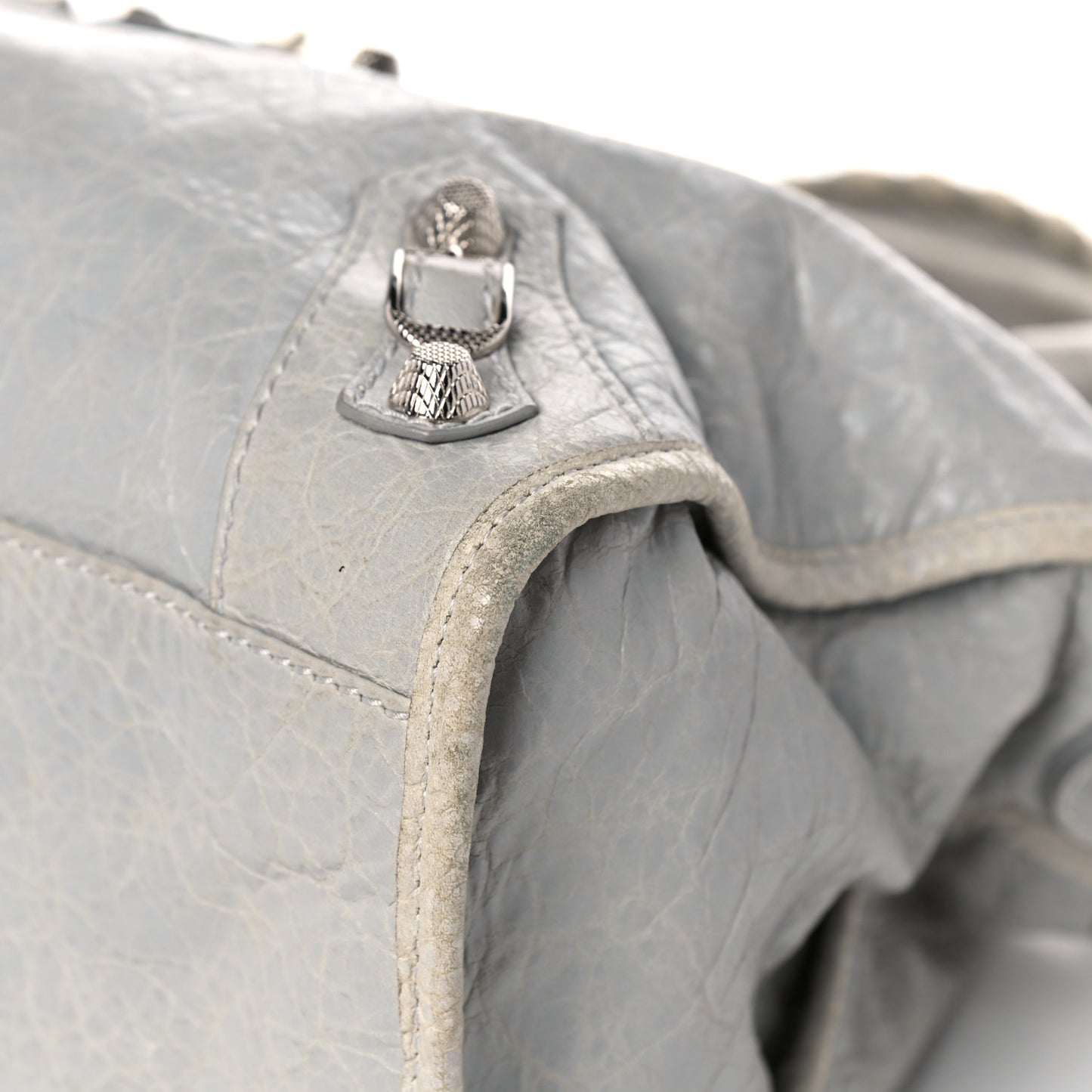Agneau Giant 12 Silver Hardware City Gris Ciment