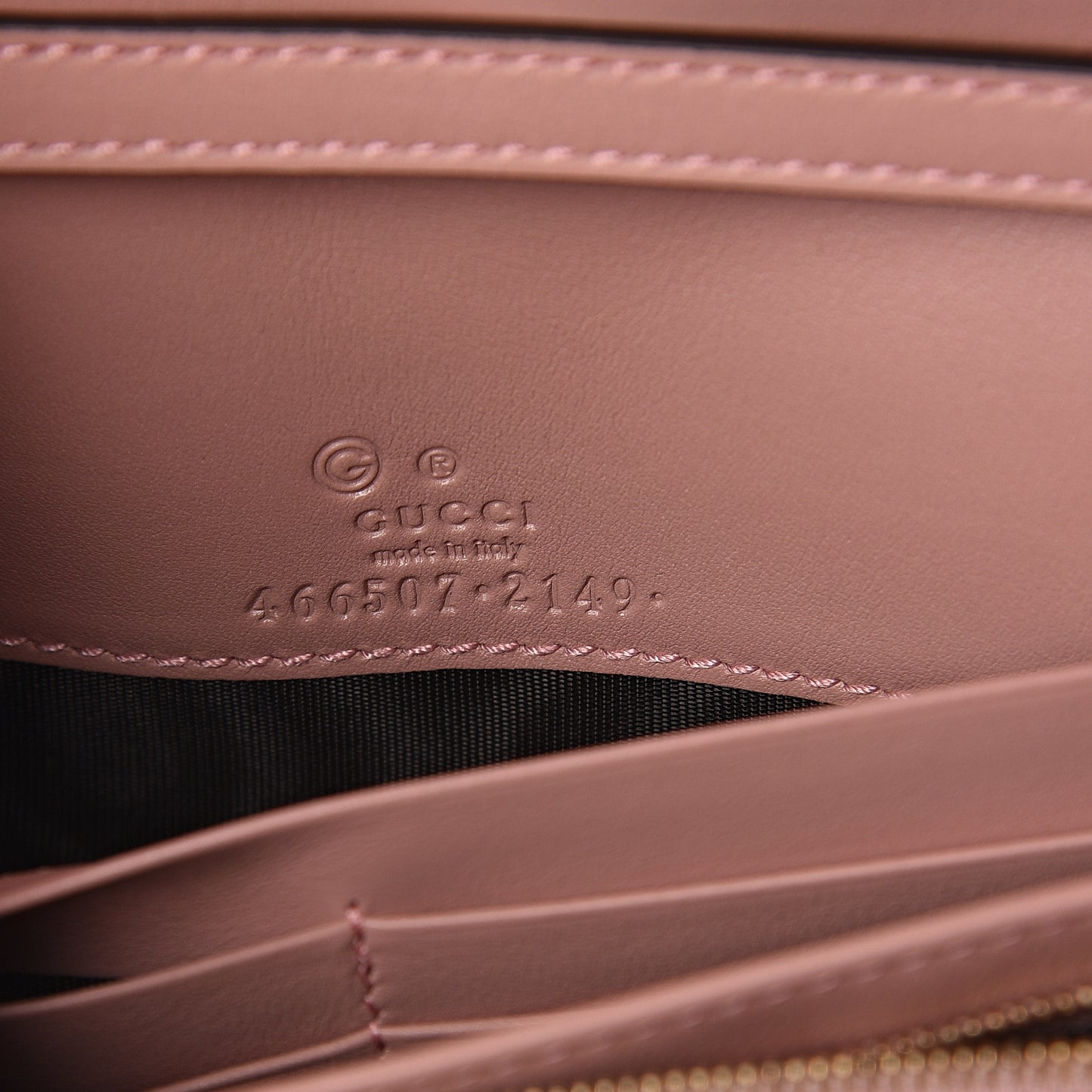 Microguccissima Crossbody Wallet Soft Pink
