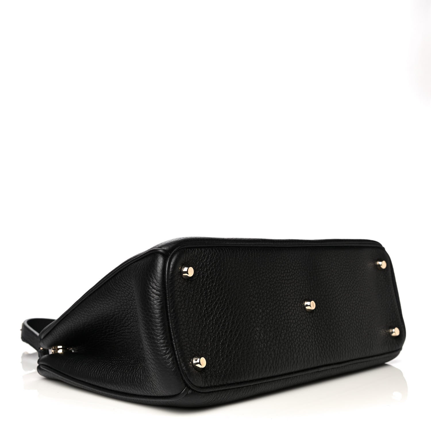 Christian Dior Bullcalf Medium Diorissimo Tote Black Rose Indien 4 of 13