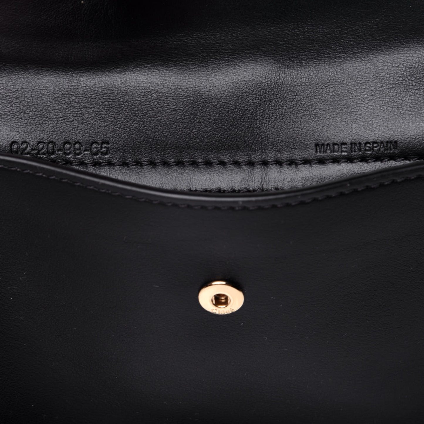 Shiny Calfskin Tess Mini Crossbody Bag Black