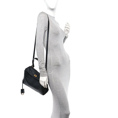 Balenciaga Natural Smooth Calfskin Small Rodeo Top Handle Handbag Black 2 of 10