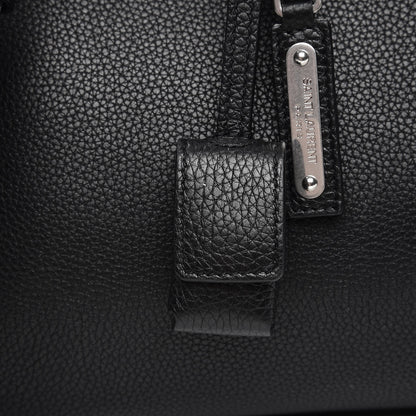 Saint Laurent Grained Calfskin Small Supple Sac De Jour Black 11 of 12