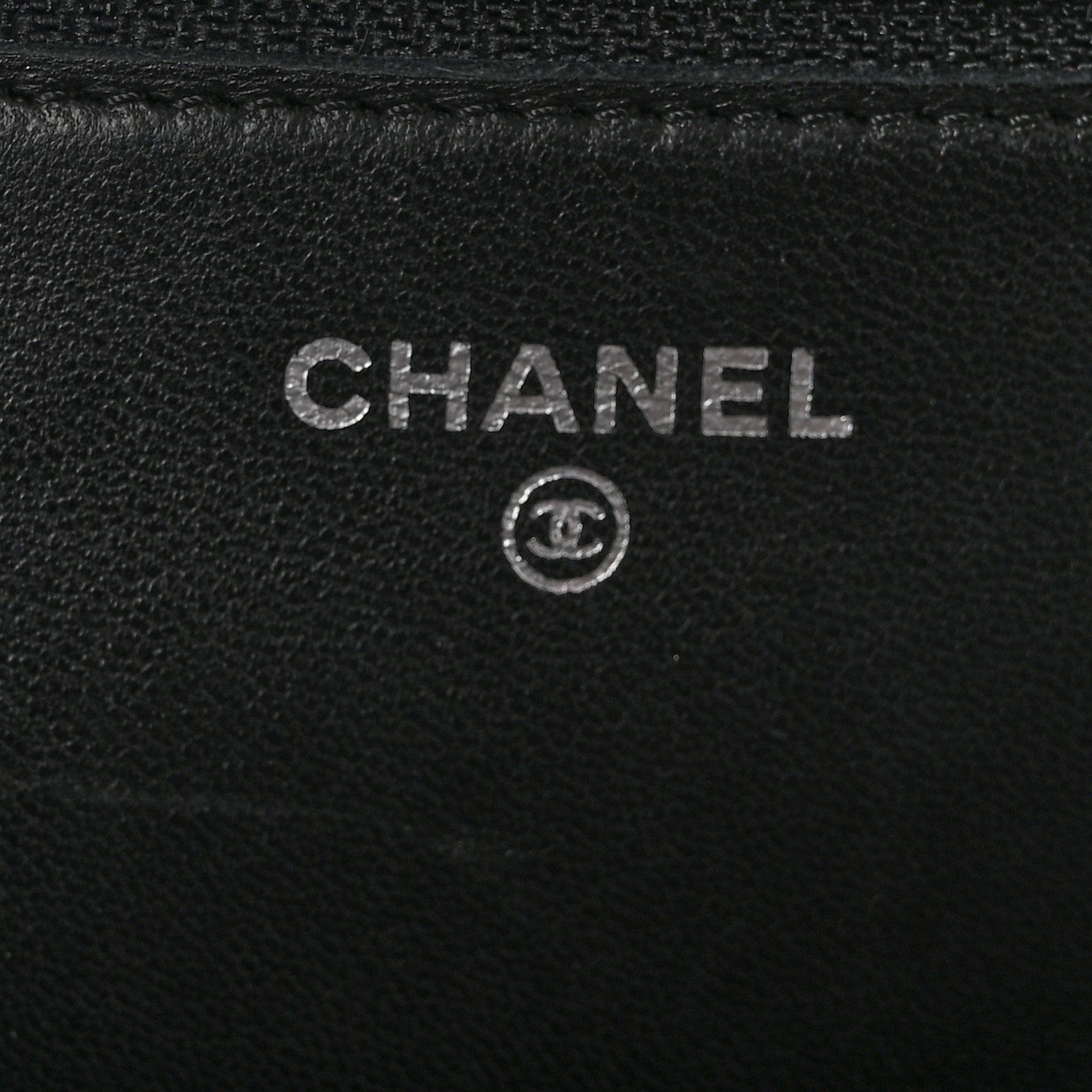 Chanel Lambskin Quilted Wallet On Chain WOC Black 6 of 11