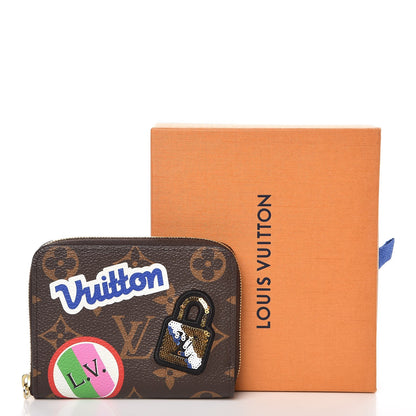 Louis Vuitton Monogram Travel Stickers Zippy Coin Purse 8 of 8