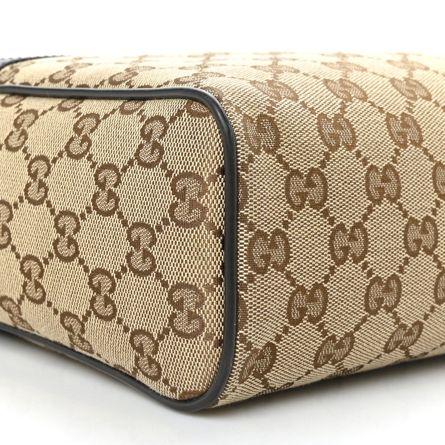 Monogram Dollar Calfskin Large Camera Case Beige Ebony Testa di Moro Marrone Scuro