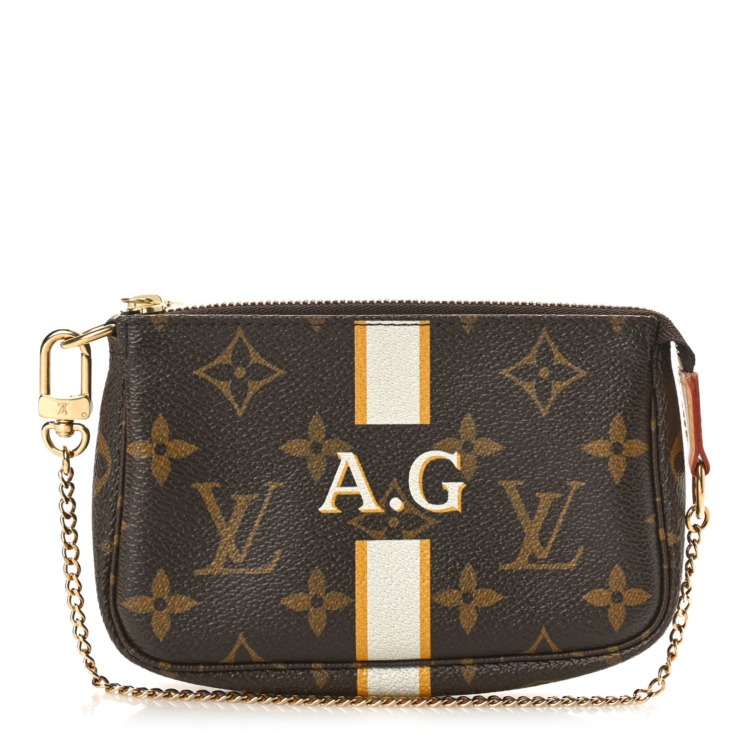 Louis Vuitton Monogram My LV Heritage Mini Pochette Accessories Yellow Ivory 1 of 10