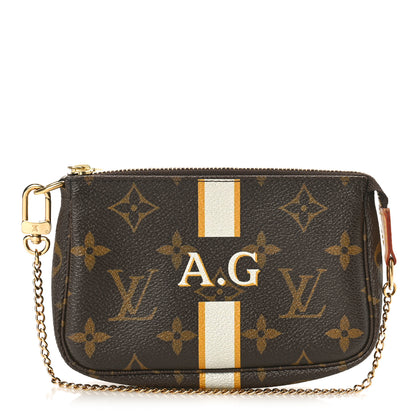 Louis Vuitton Monogram My LV Heritage Mini Pochette Accessories Yellow Ivory 1 of 10